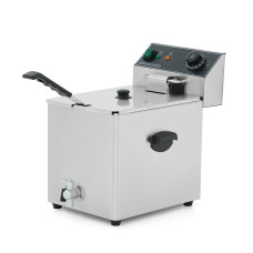 Фритюрница электрическая с краном GoodFood EF8T BLACK