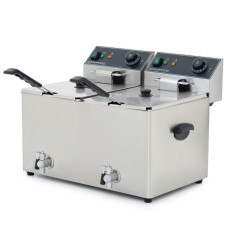 Фритюрница электрическая с краном GoodFood EF88T BLACK