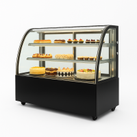 Вітрина холодильна HURAKAN HKN-LPD210 BLACK