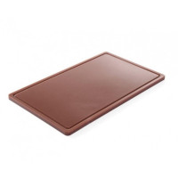 Обробна дошка HACCP GN 1/1 коричневого кольору 530x325x15 мм