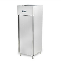 Холодильна шафа HURAKAN HKN-GX650TN INOX