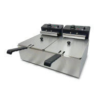 Фритюрниця подвійна електрична GoodFood EF66 BLACK