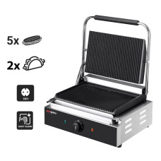 Контактный гриль GGM Gastro KGJ442