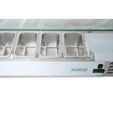 Холодильная витрина для топпингов GoodFood GF-VRX1800/380-H6C
