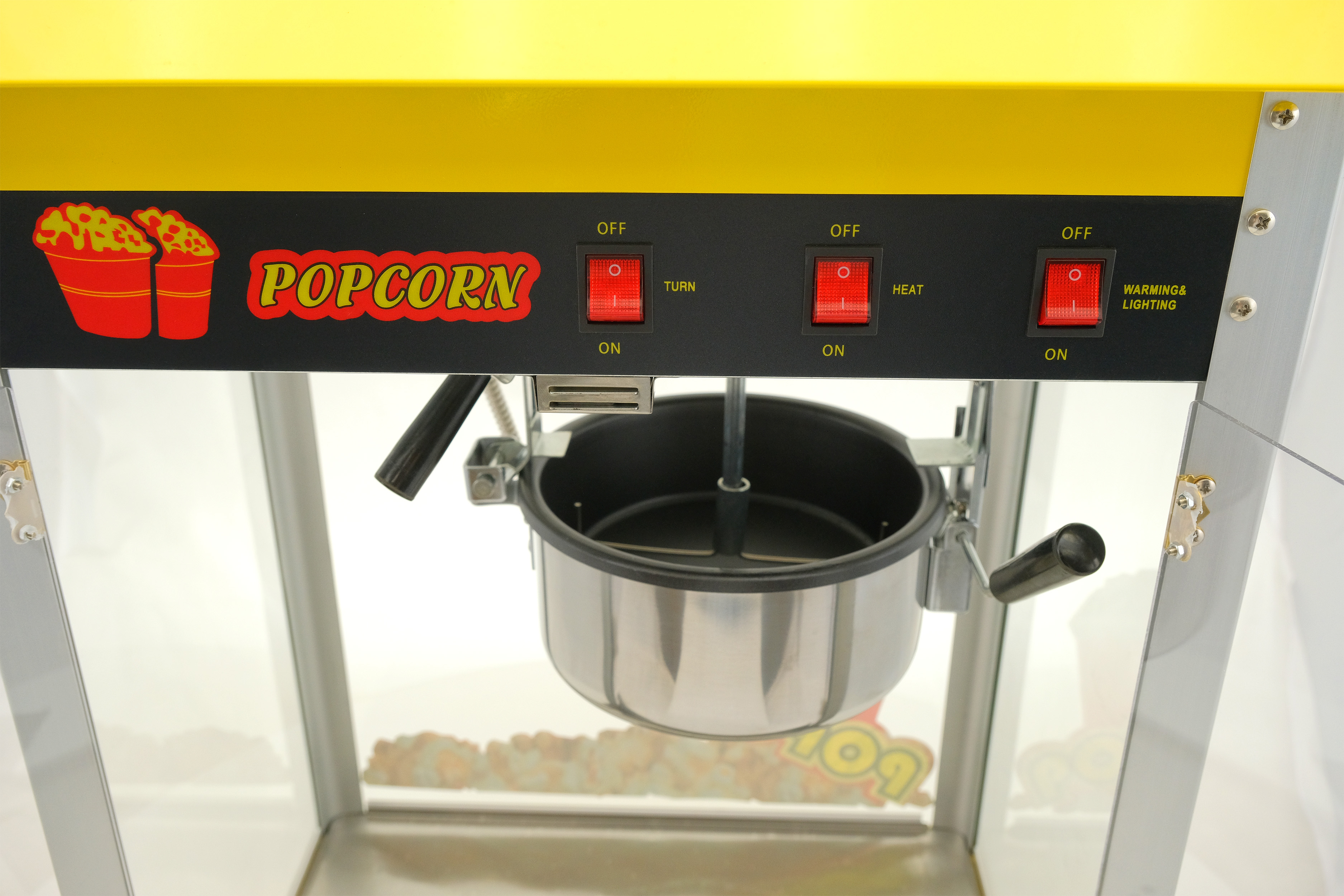 Аппарат для приготовления попкорна GoodFood PCM-826Y YELLOWCORN