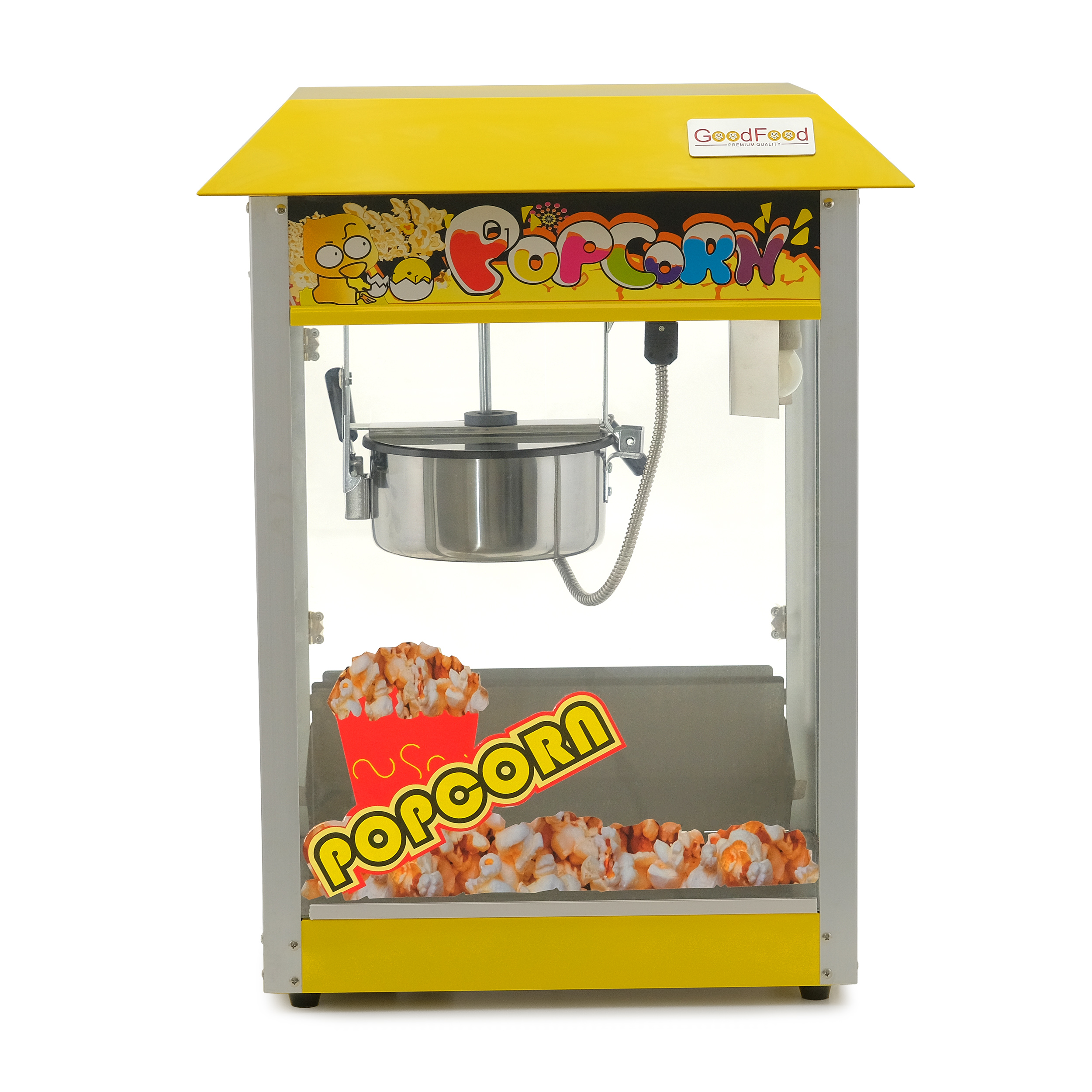 Аппарат для приготовления попкорна GoodFood PCM-826Y YELLOWCORN