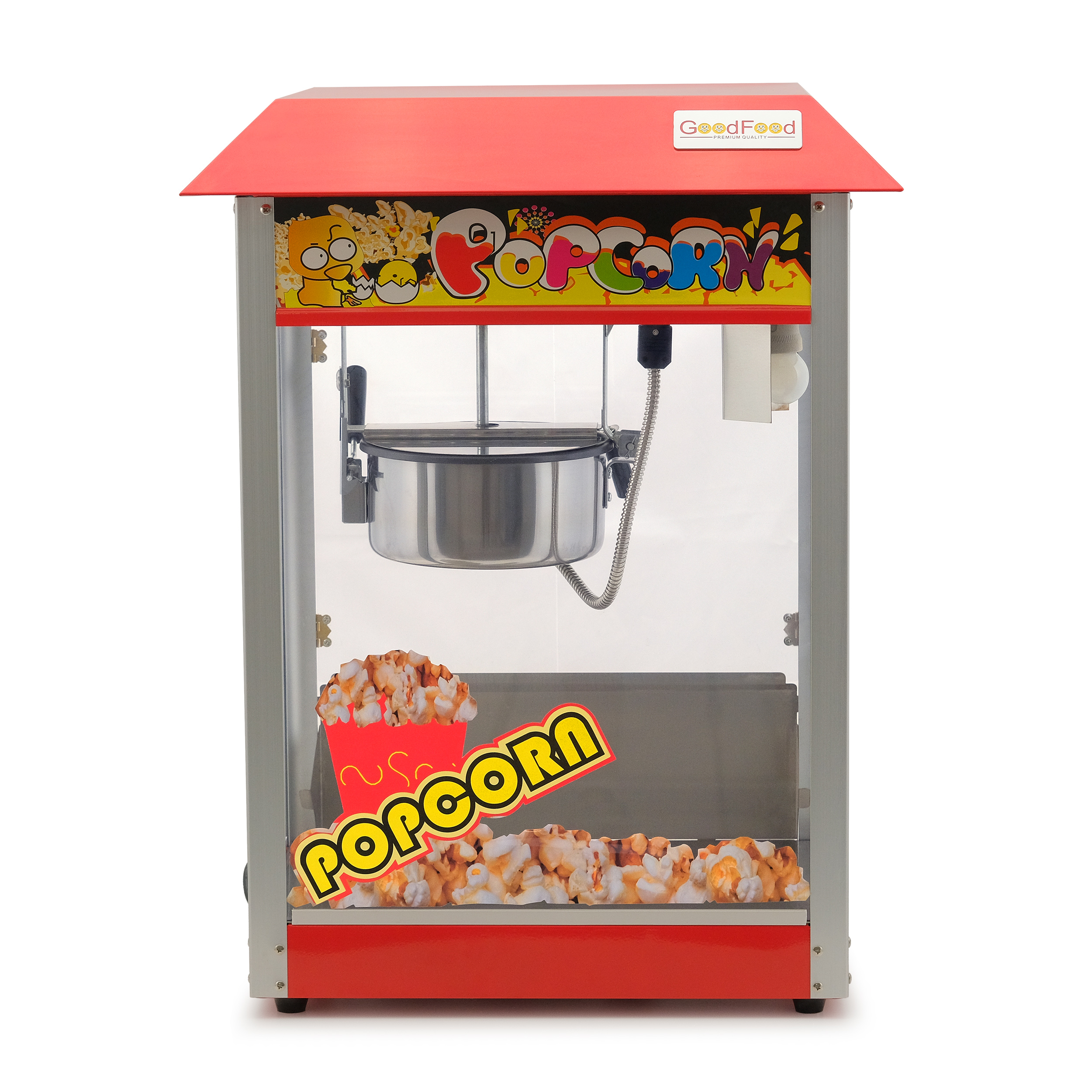 Аппарат для приготовления попкорна GoodFood POP6/SZP6B REDCORN, красный