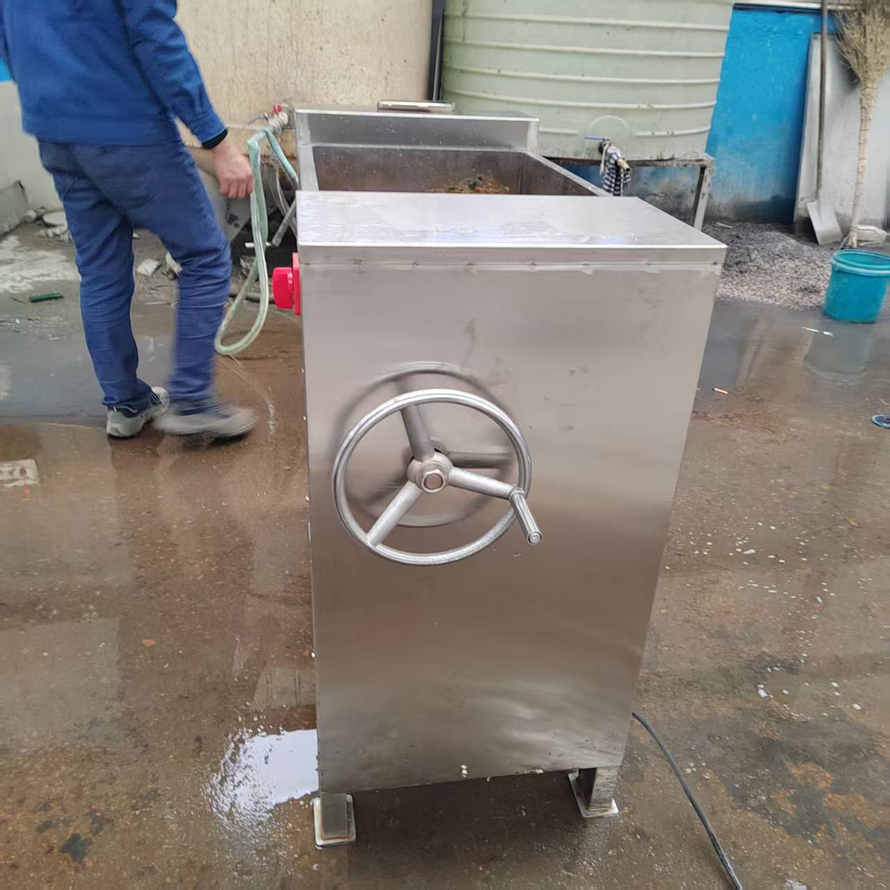 Промышленная автоматическая мешалка для фарша RBW-500 (350 кг/цикл)