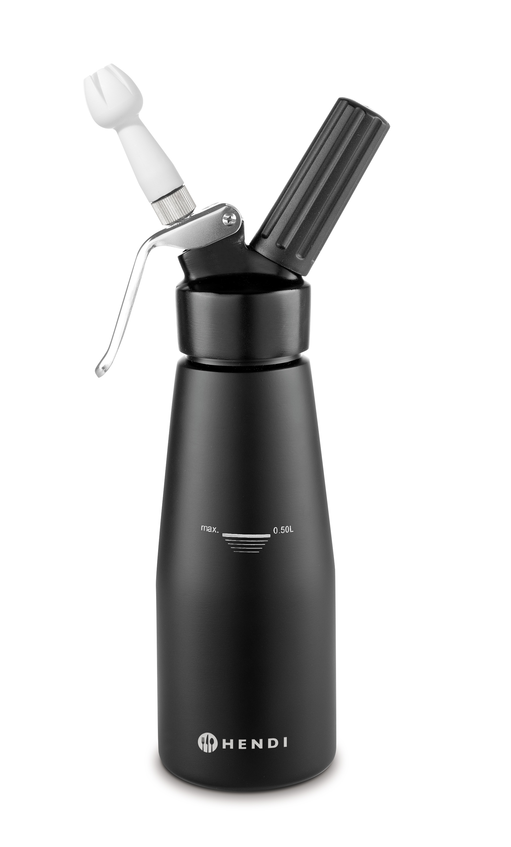 Сифон для вершків Hendi Kitchen Line 588420 (0,5 л, чорний)