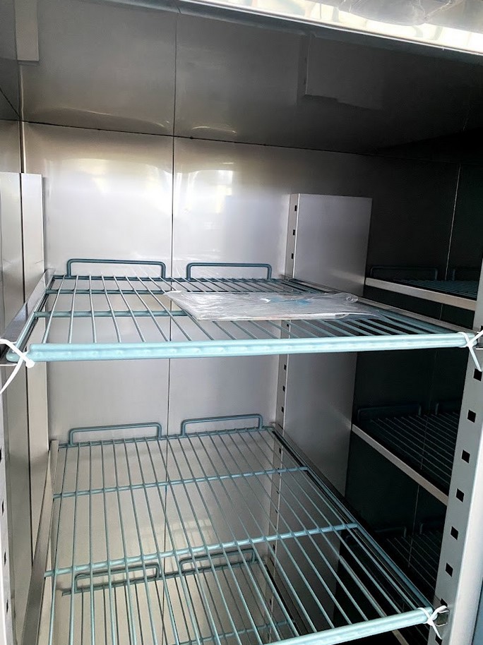 Морозильна шафа Hurakan HKN-GX1410BT INOX