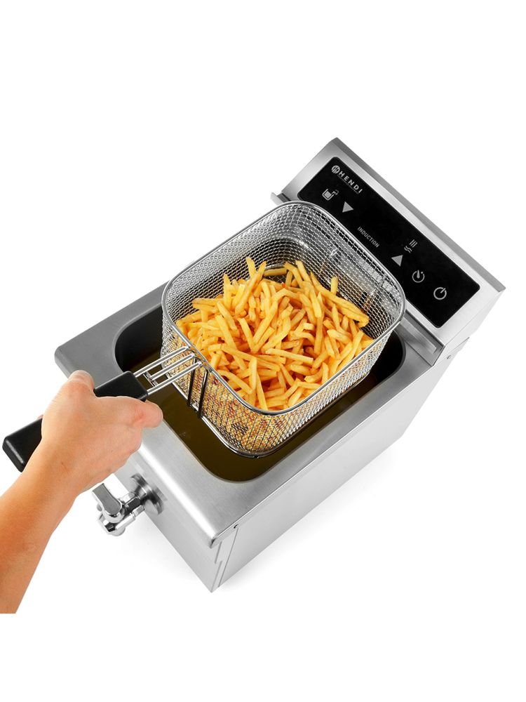 Фритюрница индукционная Hendi Kitchen Line 8 л (215012)