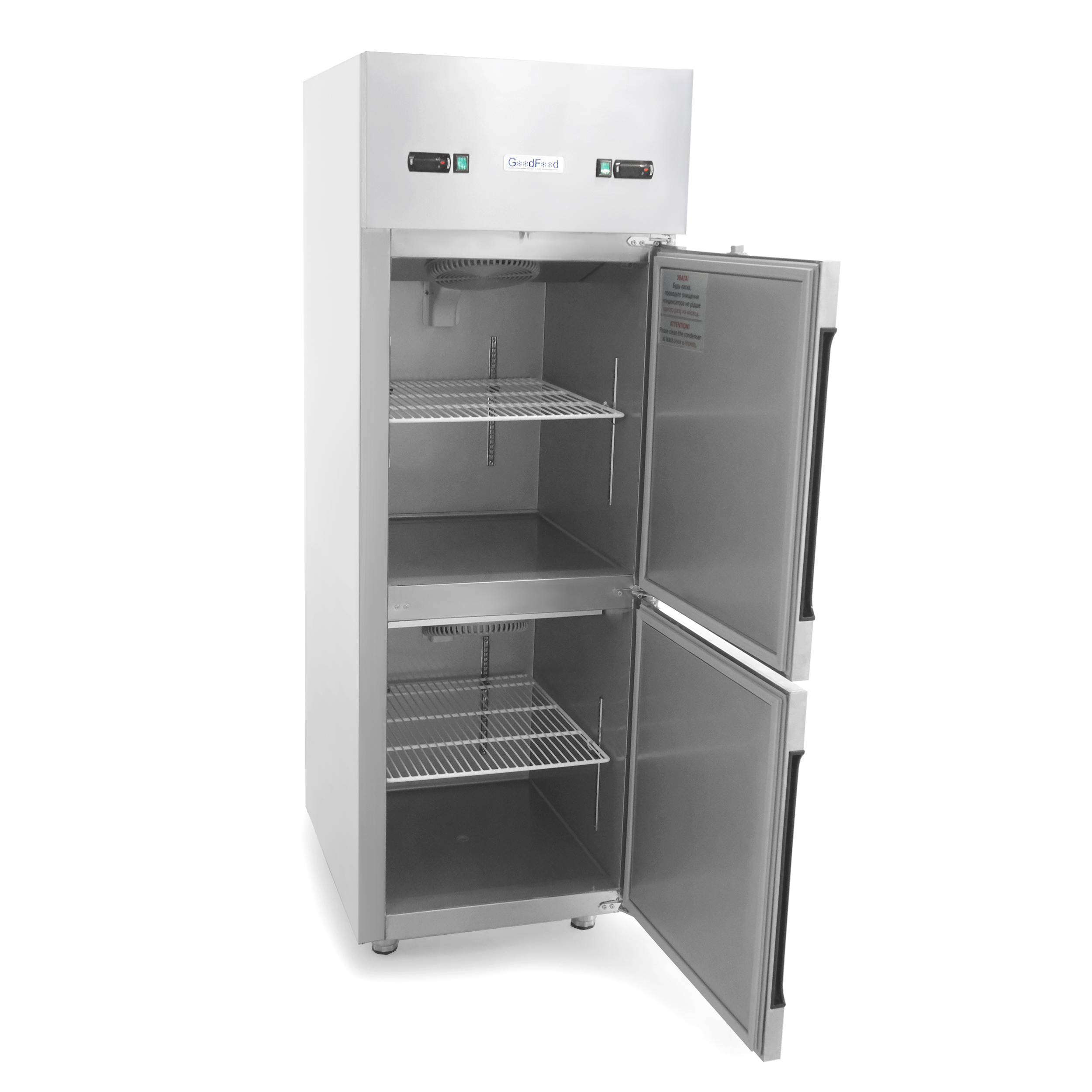 Холодильно-морозильный шкаф GoodFood GF-GN500TNBT-HC
