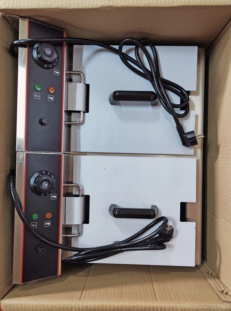 Электрическая фритюрница Airhot EF8+8