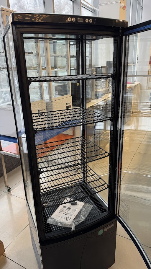 Вітрина холодильна HURAKAN HKN-UPD218B BLACK