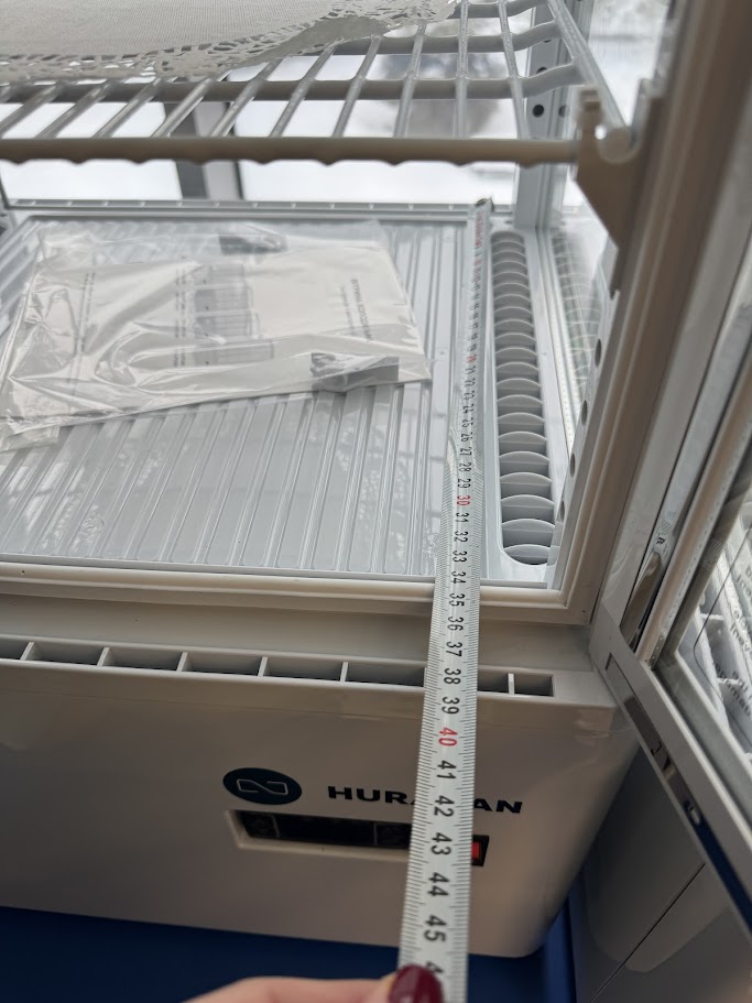 Вітрина холодильна HURAKAN HKN-UPD98W White