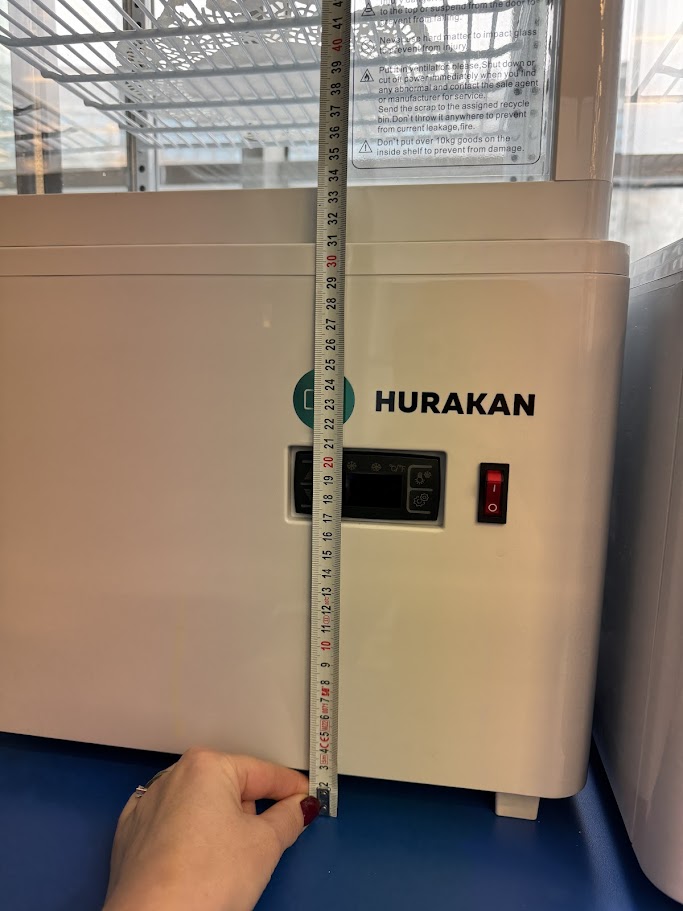 Вітрина холодильна HURAKAN HKN-UPD98W White