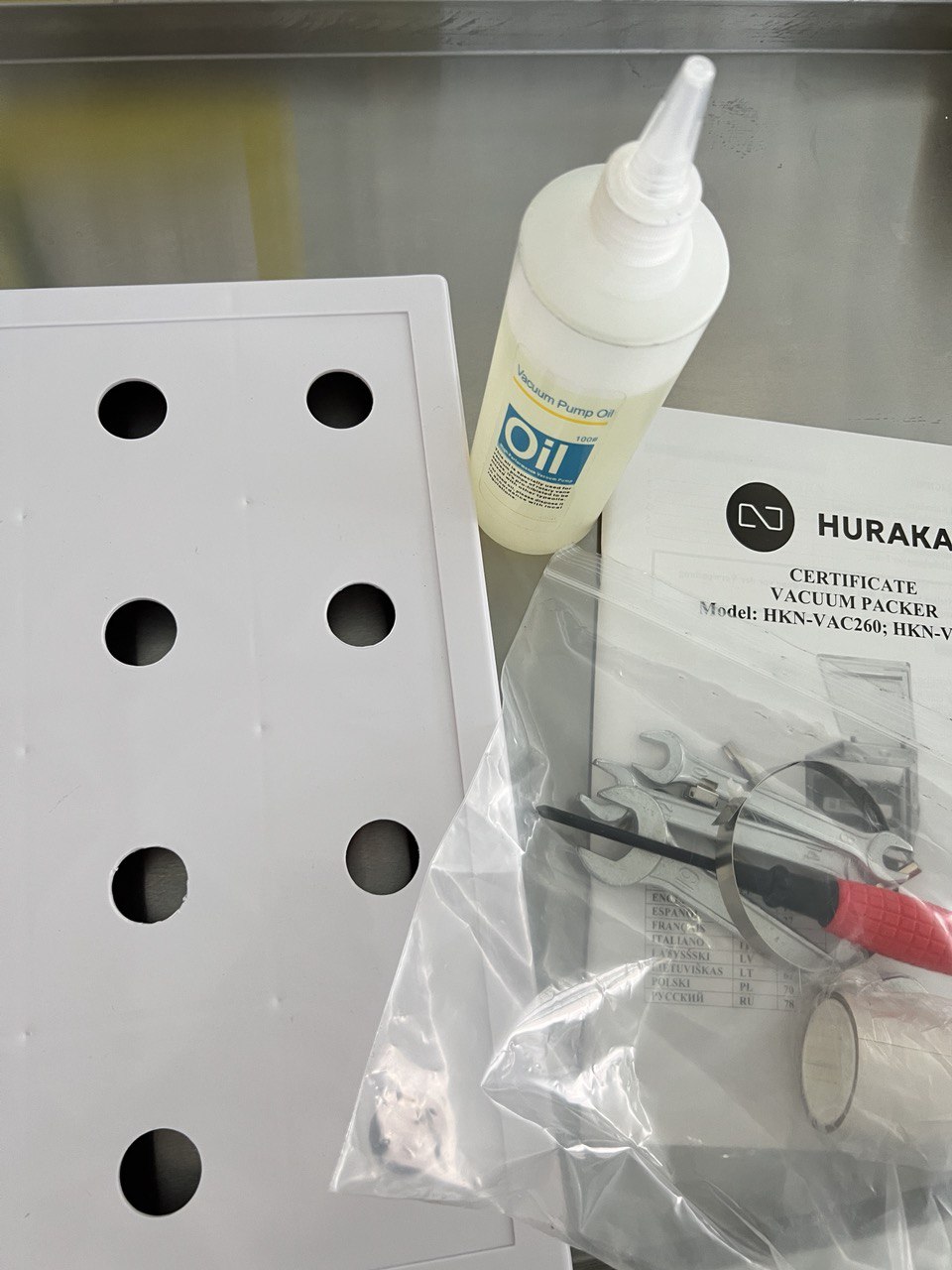 Вакуумний пакувальник HURAKAN HKN-VAC400