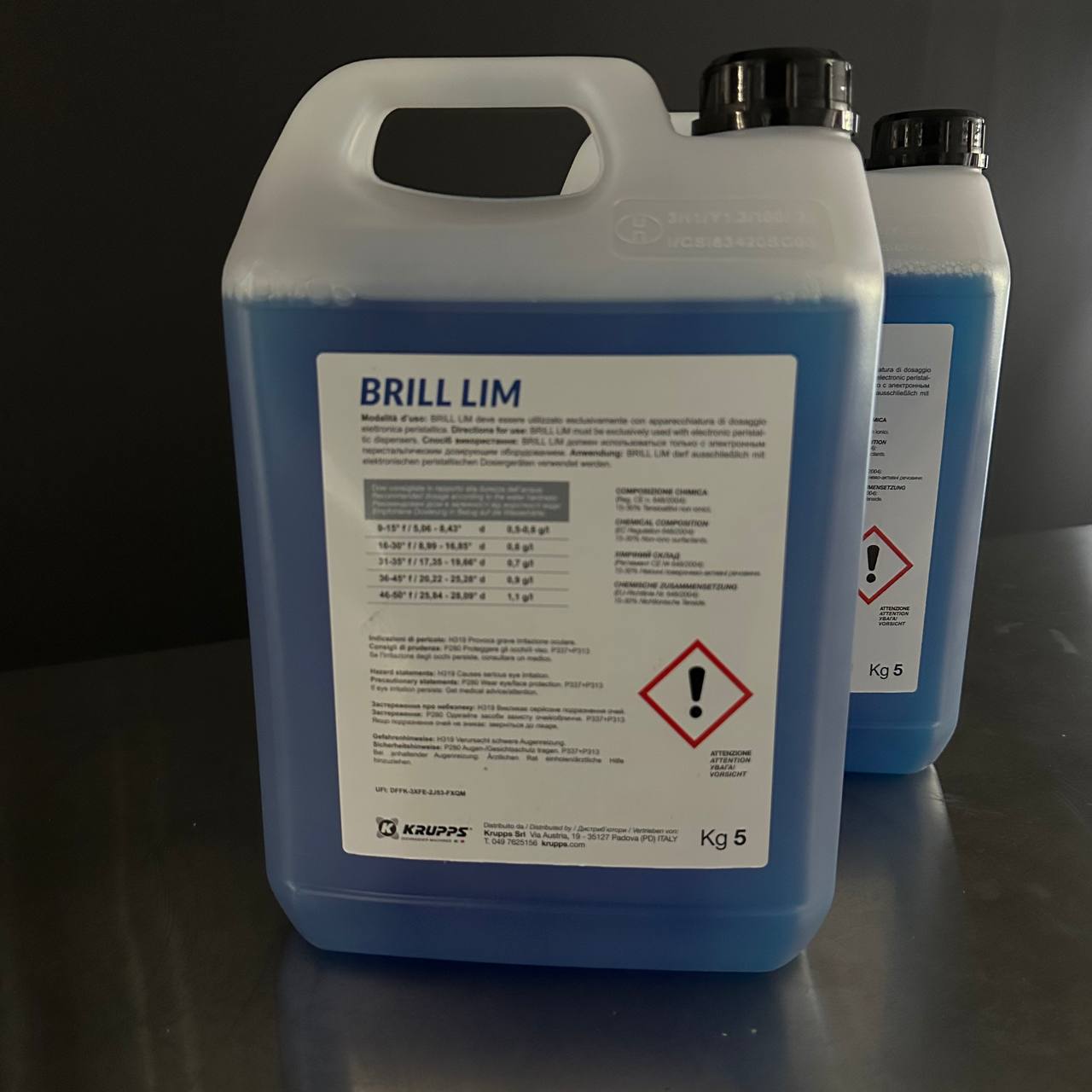 Ополаскиватель для посудомоечных машин Krupps CB5X2RU BRILL LIM (набор, 2×5 кг)