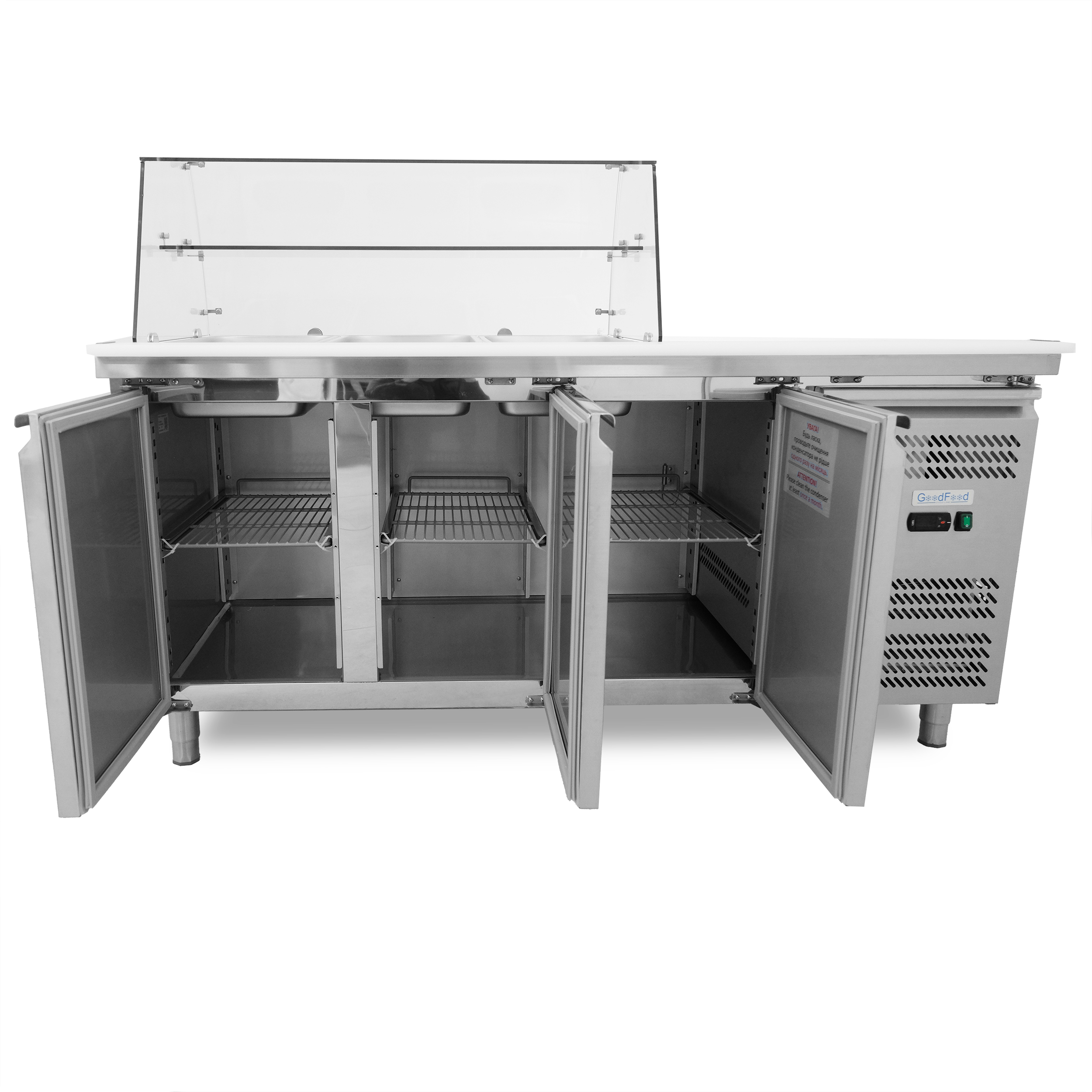 Холодильный стол GoodFood GF-GN3100SALGC-HC