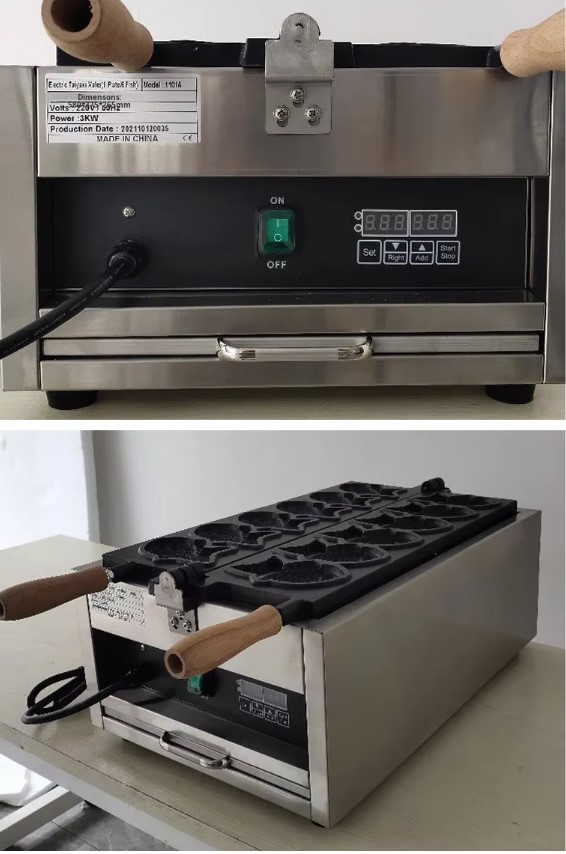Вафельниця в формі рибки для тайякі YFY