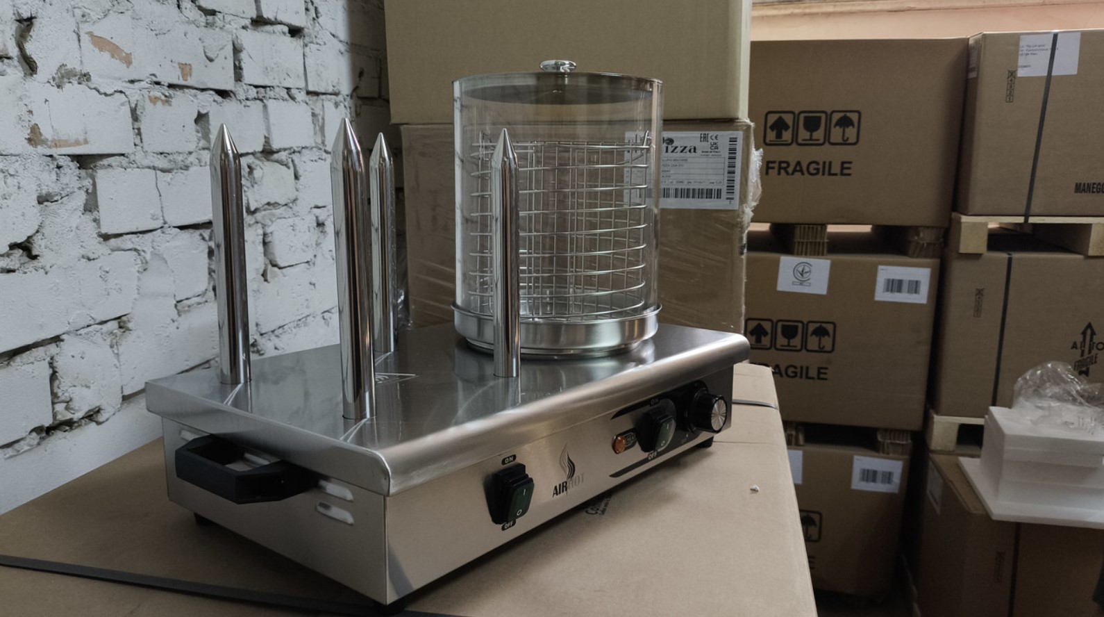 Аппарат для приготовления хот-догов AIRHOT HDS-04