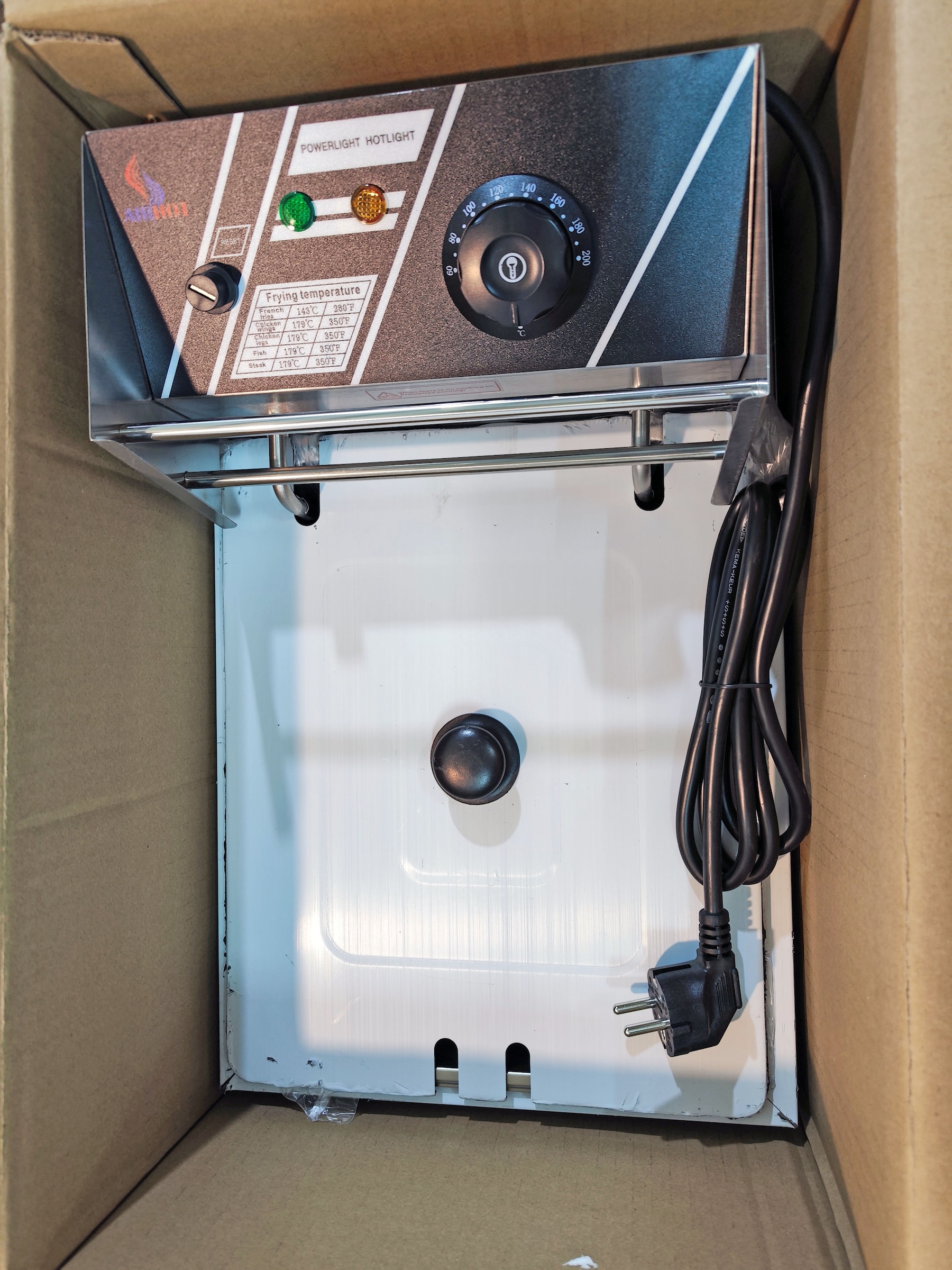 Фритюрница AIRHOT EEF8+8 эконом