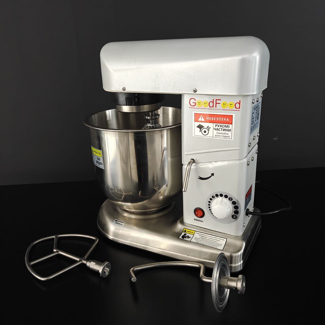 Машина взбивальная GoodFood PM-B7 SILVER серебро