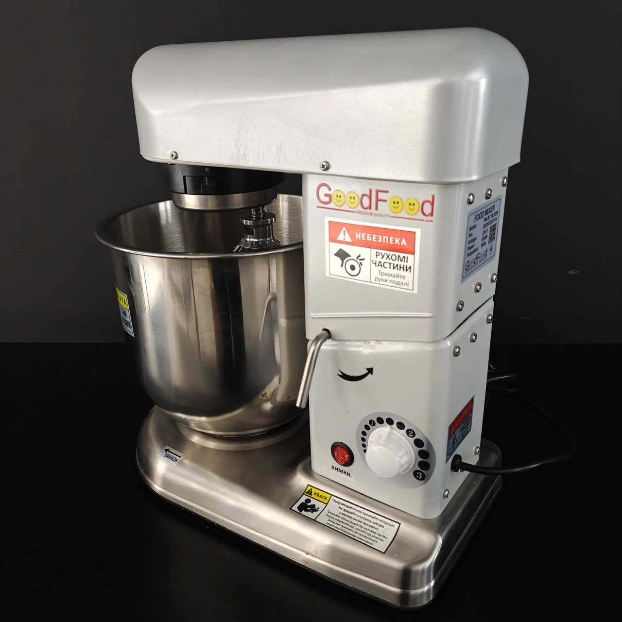 Машина взбивальная GoodFood PM-B7 SILVER серебро