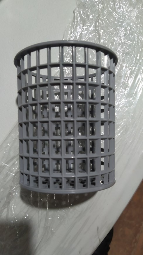 Кошик для столових приборів круглий Gastro Plast PP CKA--0035 сірий