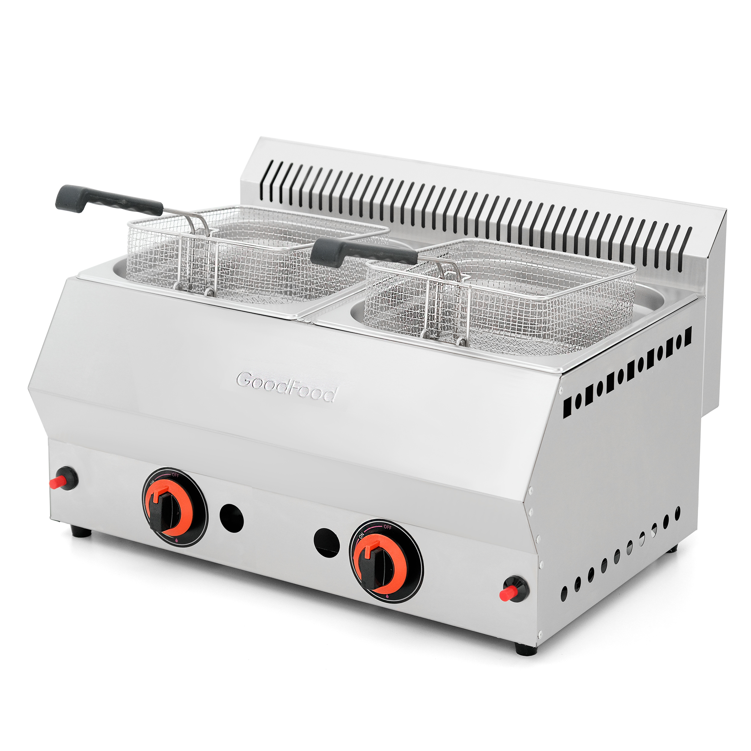 Фритюрница газовая GoodFood GF66 LPG 6+6 литров