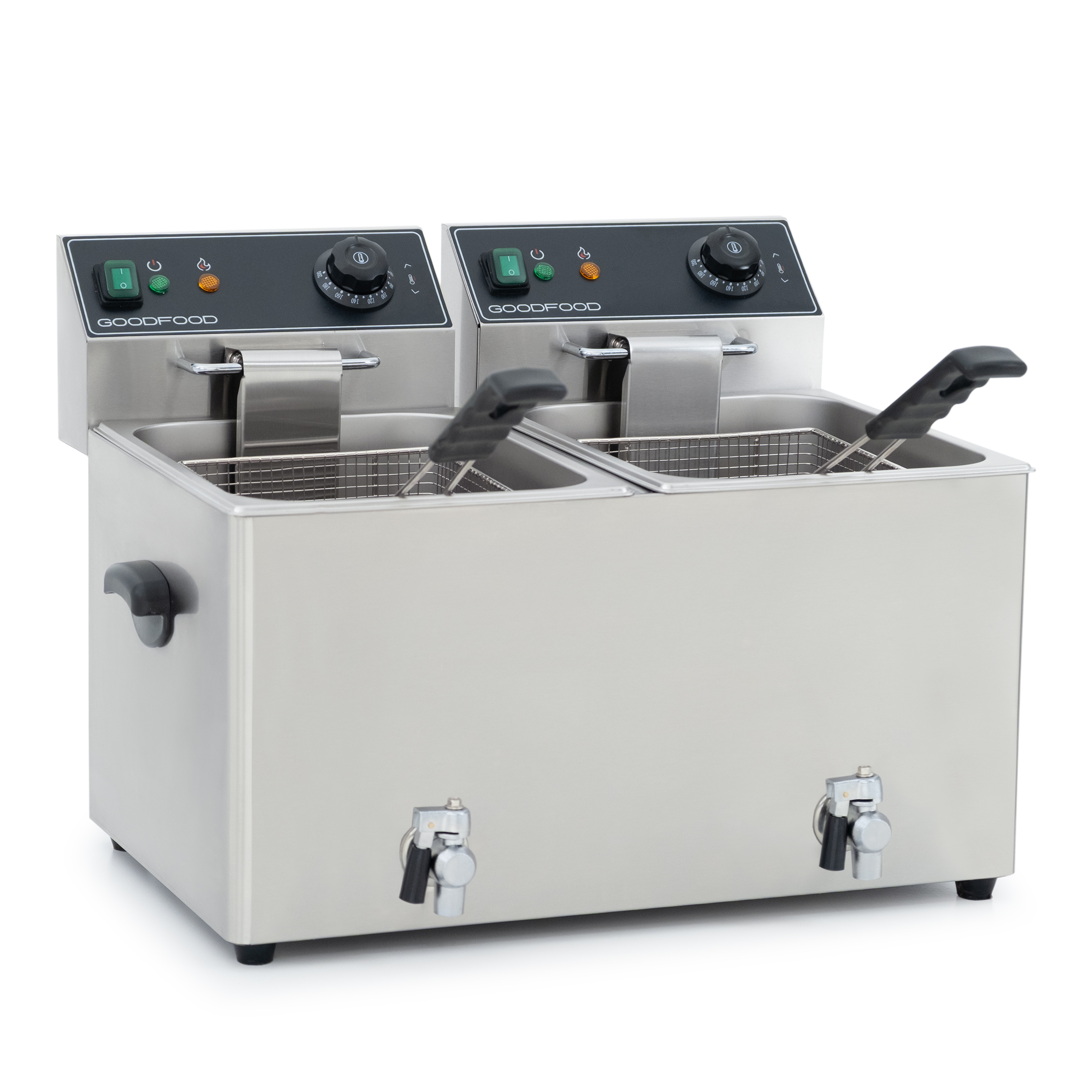 Фритюрниця електрична із краном GoodFood EF88T BLACK