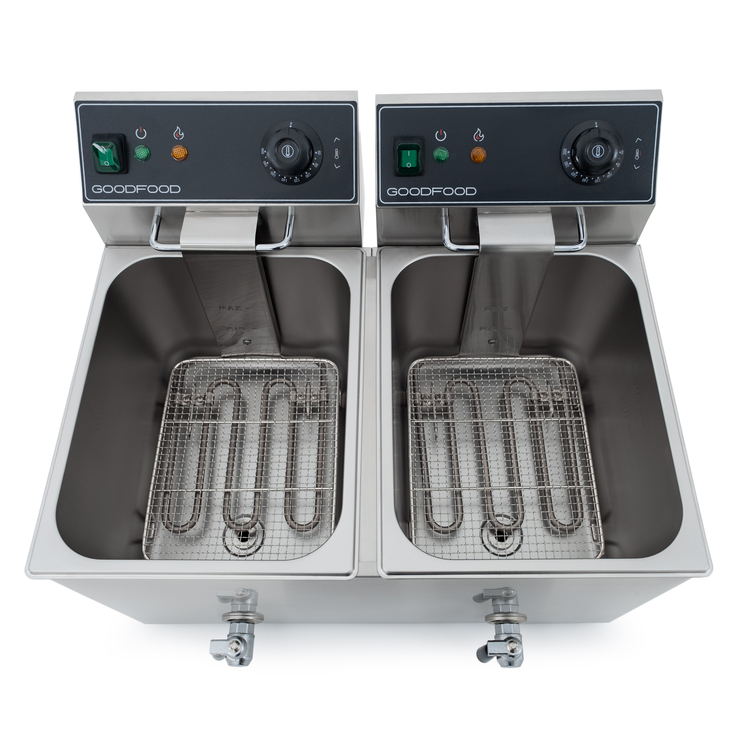 Фритюрниця електрична із краном GoodFood EF88T BLACK