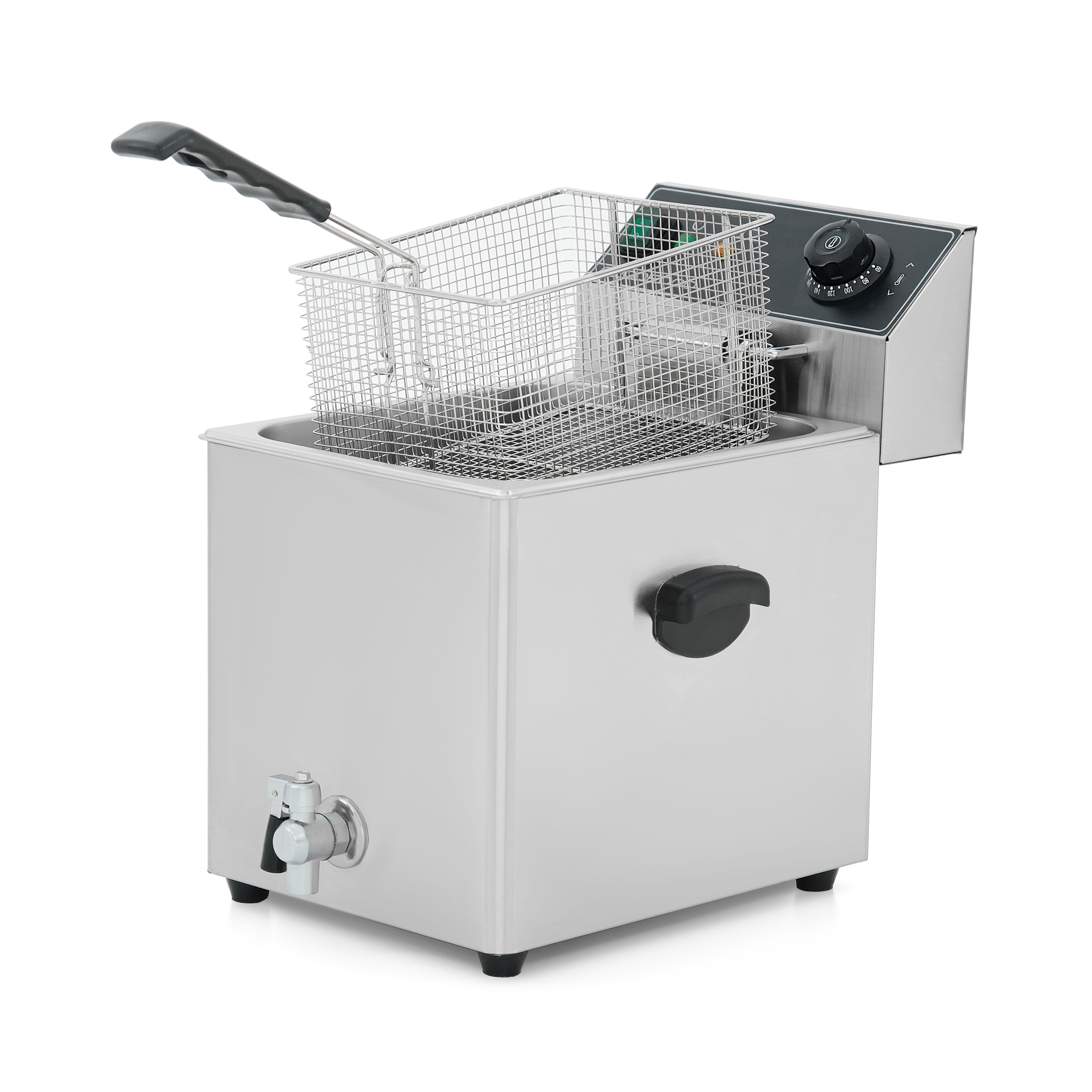 Фритюрниця електрична із краном GoodFood EF8T BLACK