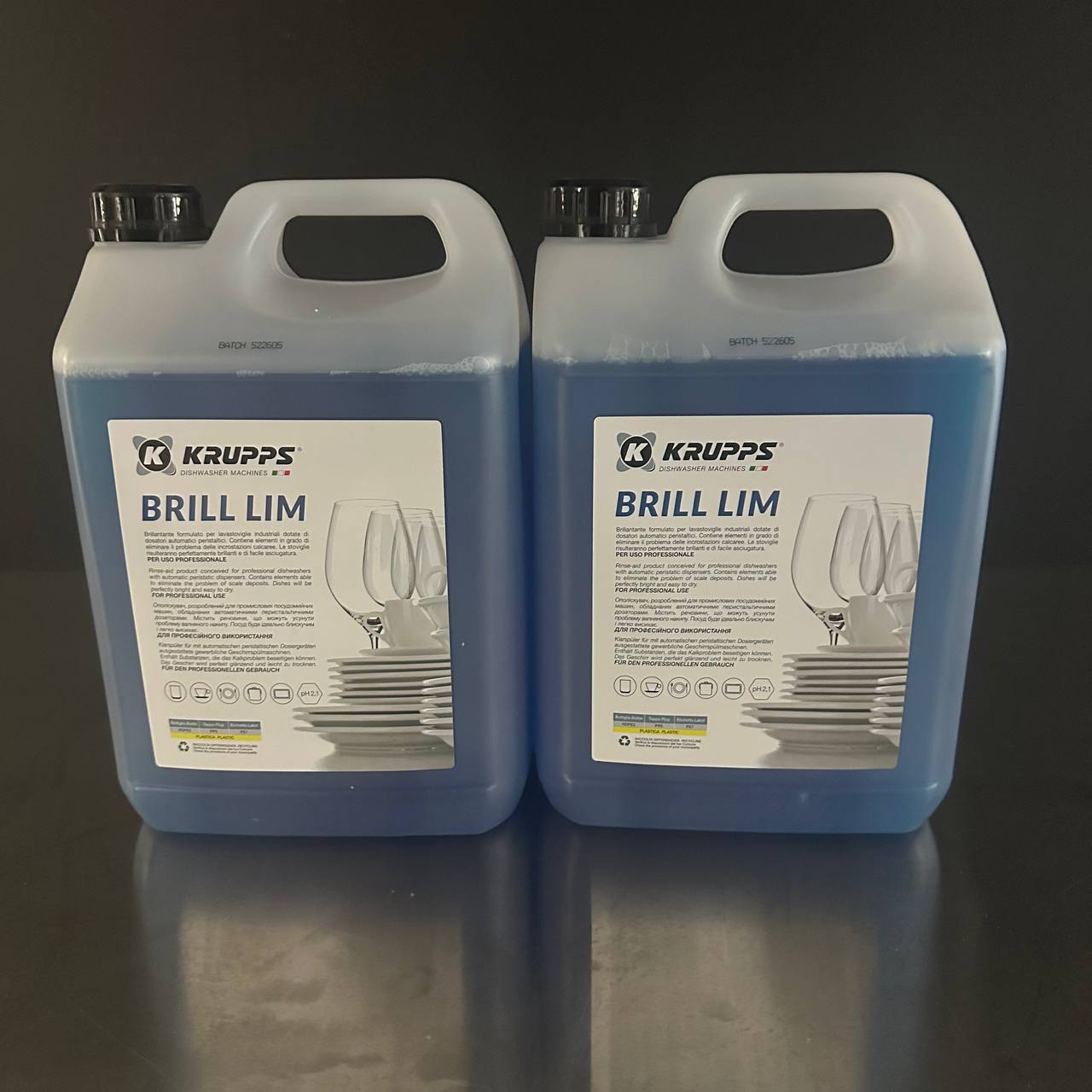Ополаскиватель для посудомоечных машин Krupps CB5X2RU BRILL LIM (набор, 2×5 кг)