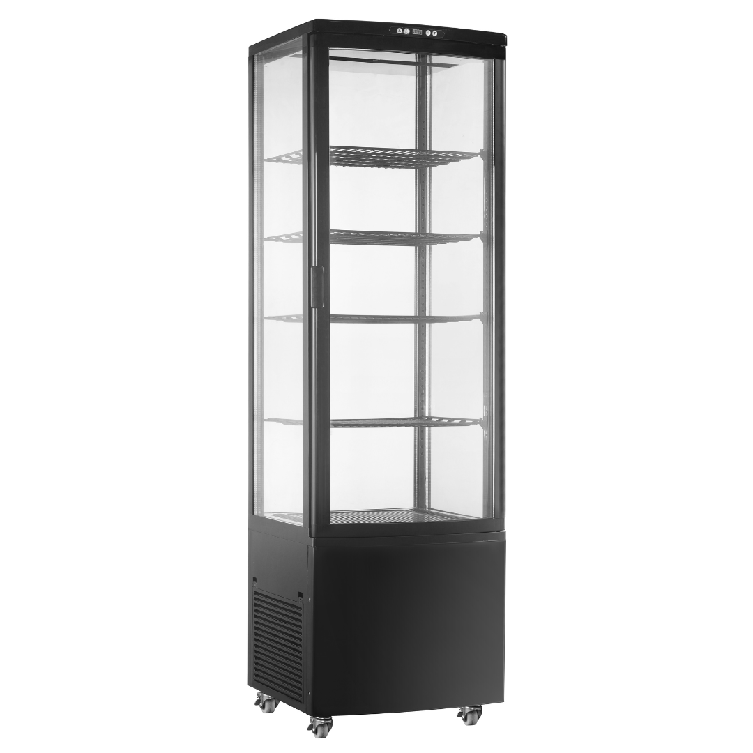 Вітрина холодильна HURAKAN HKN-UPD238B BLACK