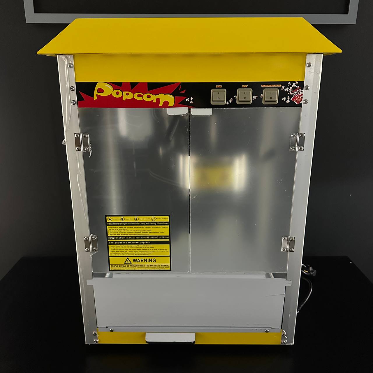Апарат для приготування попкорну EWT INOX PCM-826Y