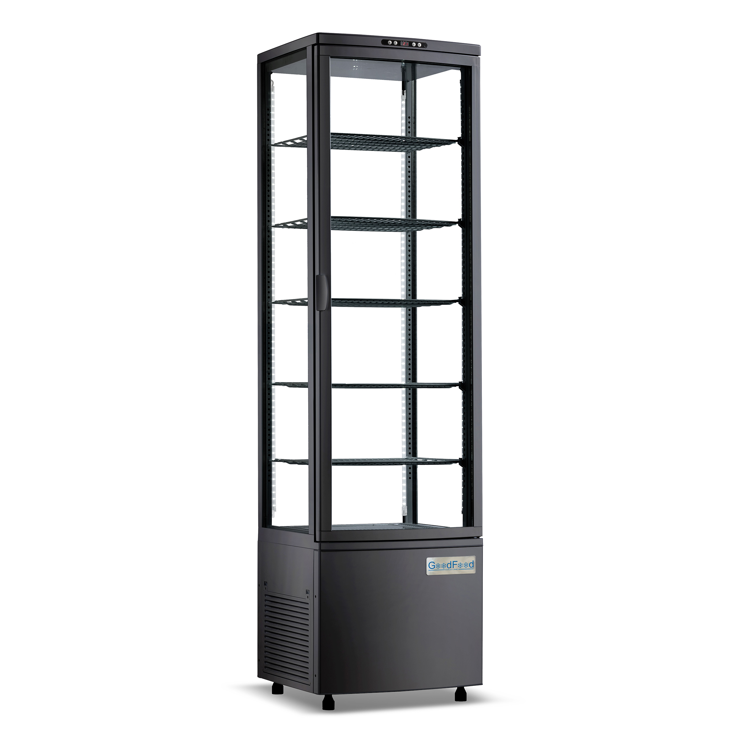 Вітрина холодильна GoodFood RT280L3N чорна