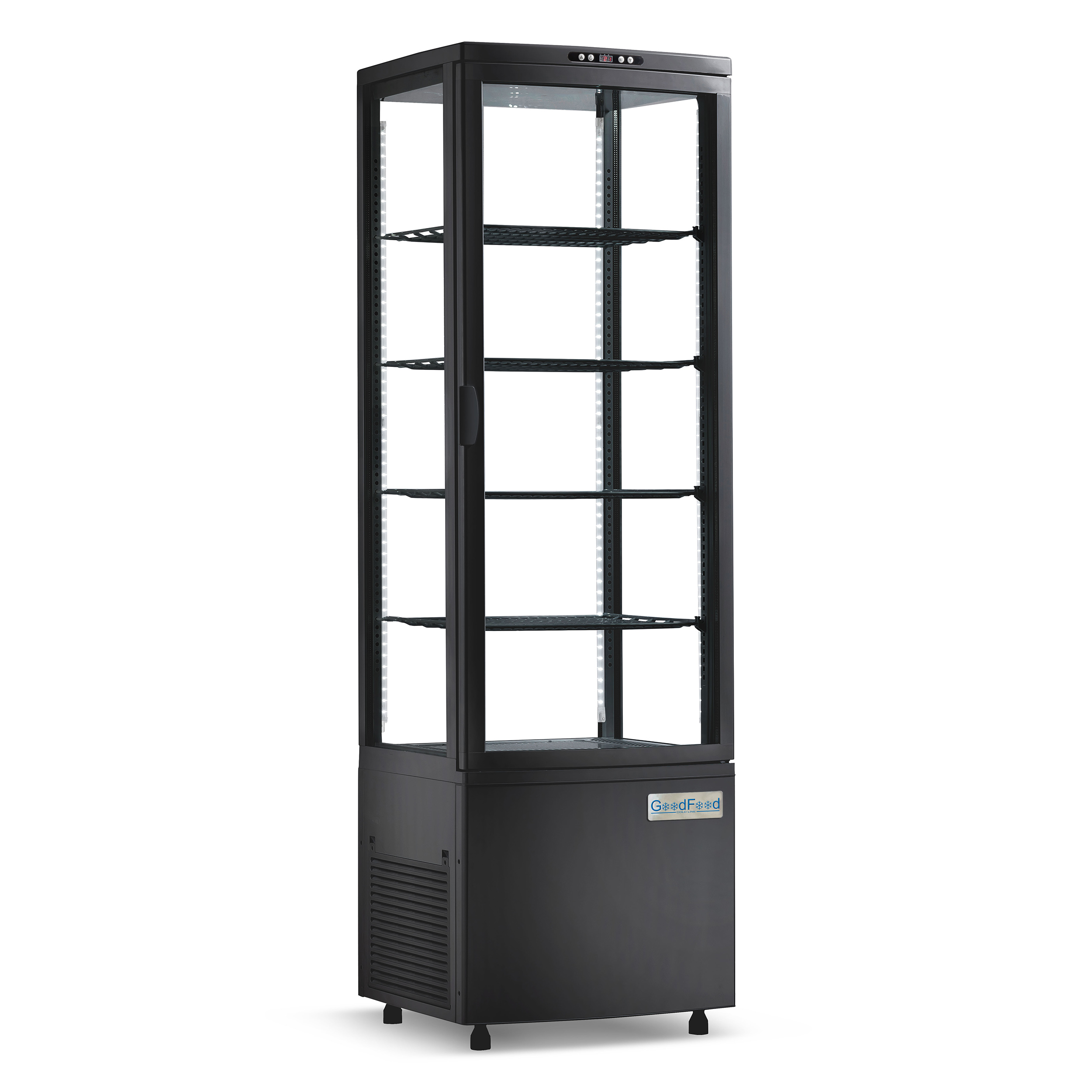 Холодильная витрина GoodFood RT235L3N черная