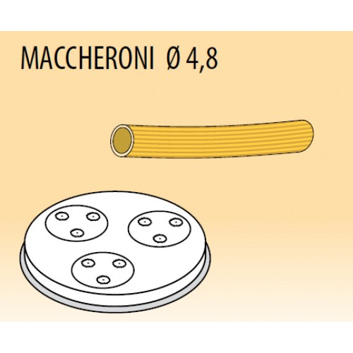Насадка на макаронний прес Fimar Maccheroni d57 Ø 4,8