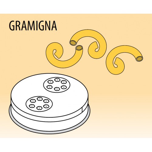 Насадка на макаронный пресс Fimar Gramigna d50