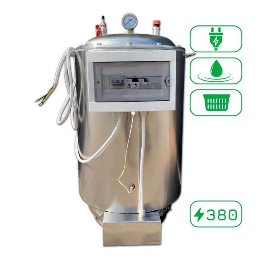 Автоклав UTEHO А100 Пром 130 л (водяне охолодження + кошик)