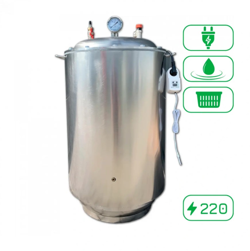 Автоклав UTEHO А100 electro 130 л (водяне охолодження + кошик)