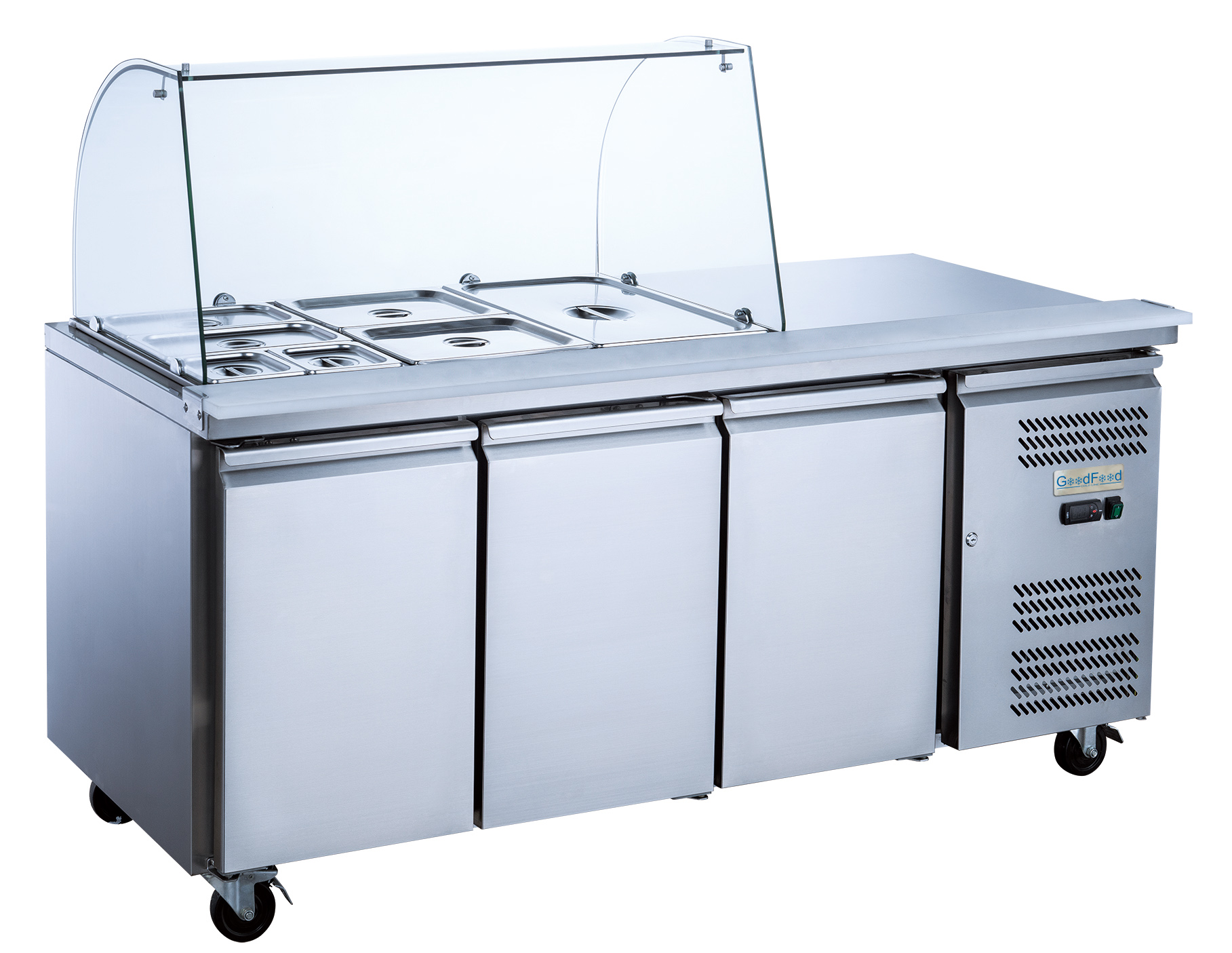 Холодильный стол GoodFood GF-GN3100SALGC-HC