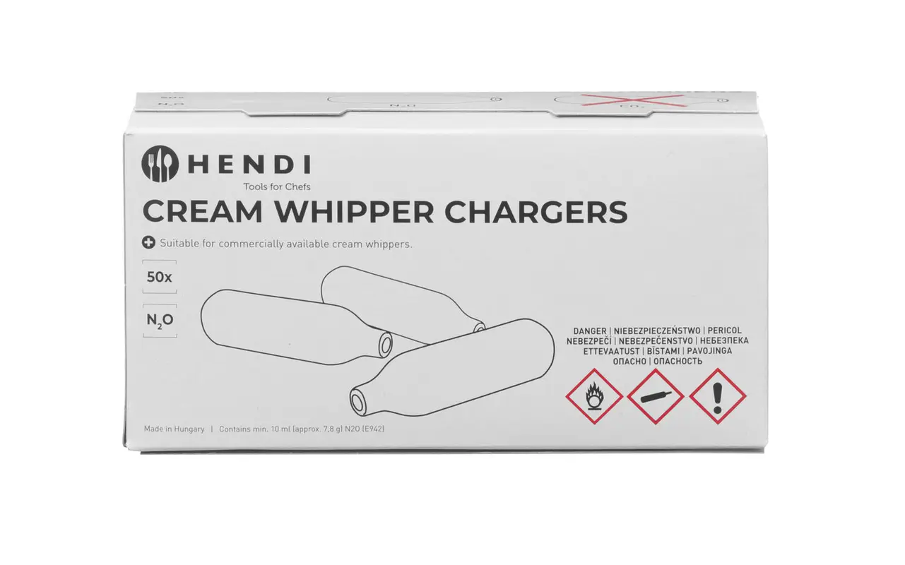 Баллончики для сифона сливок HENDI Smart 975794 (50 шт.)