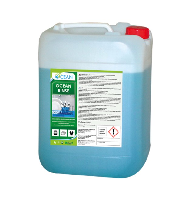 Ополіскуючий засіб для посудомийних машин OCEAN RINSE, 10 л