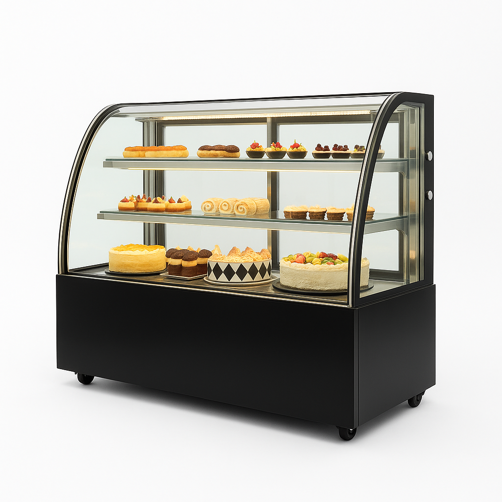 Вітрина холодильна HURAKAN HKN-LPD210 BLACK