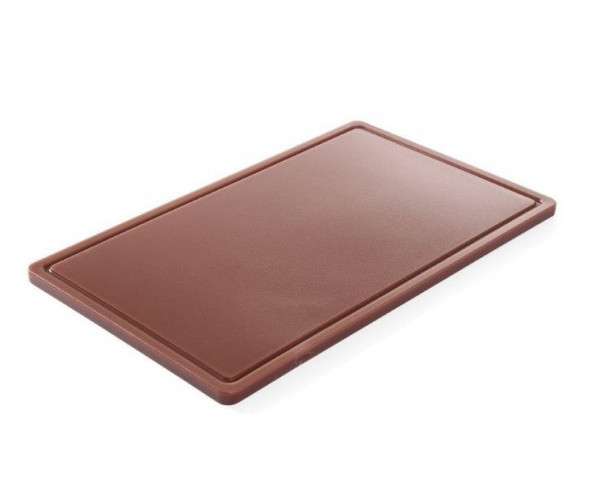 Обробна дошка HACCP GN 1/1 коричневого кольору 530x325x15 мм