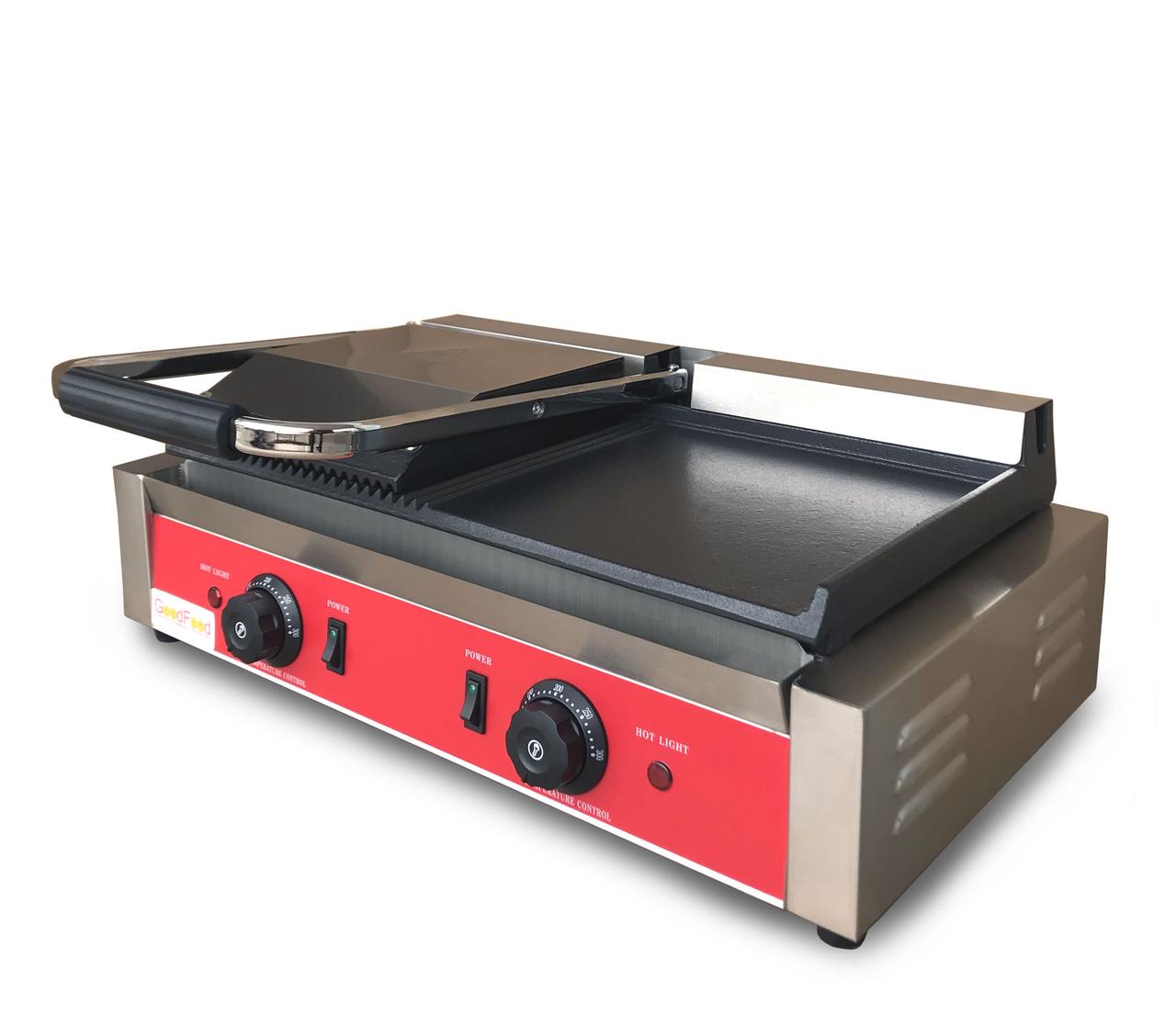 Контактний гриль GoodFood ECG201RF Panini RED