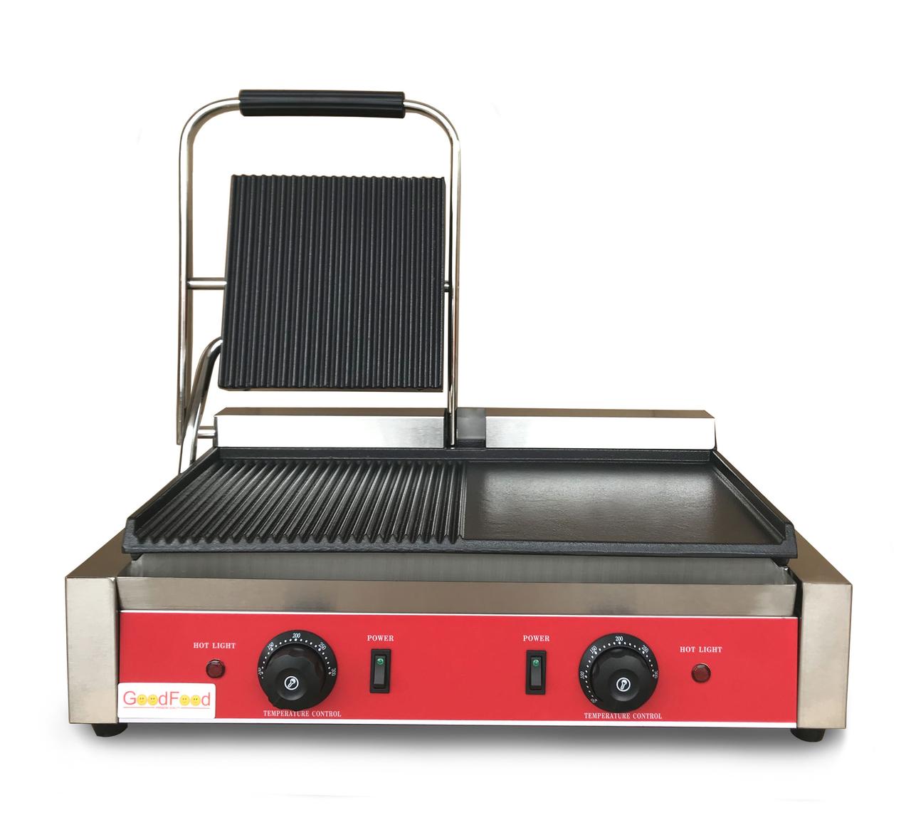Контактний гриль GoodFood ECG201RF Panini RED