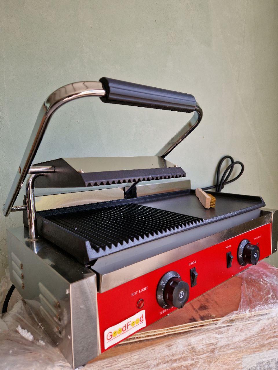 Контактный гриль GoodFood ECG201RF Panini RED